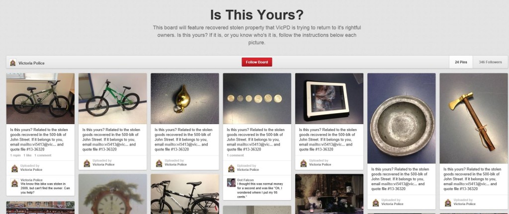 Pinterest stolen property