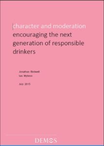 character moderation demos alcohol report