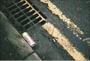 money down the drain