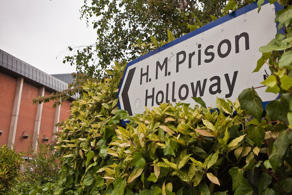 Holloway Prison sign